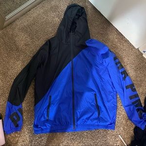 Hooded zip up jacket